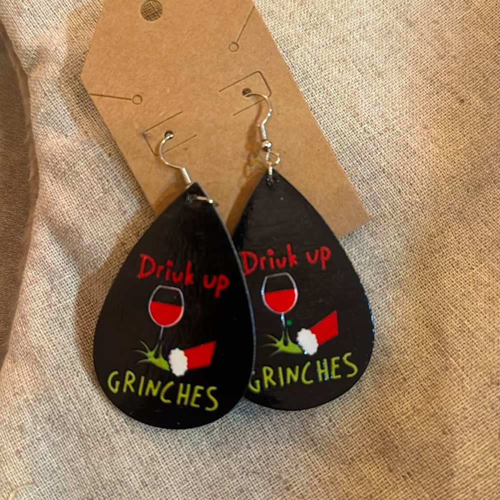 Grinch earrings